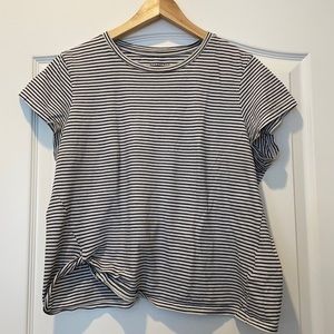 All Saints striped T size M!